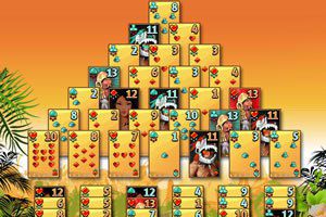 ⭐ Aztec Pyramid Solitaire - jeu en ligne gratuit!